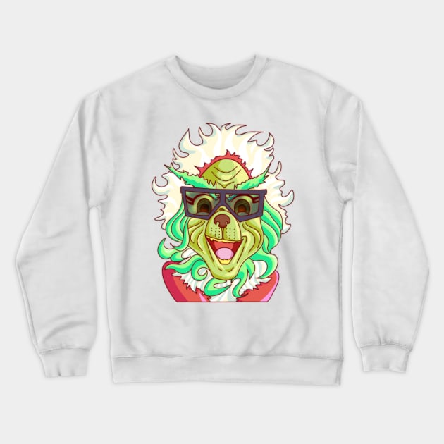 The Grinch - Joyful and Triumphant Crewneck Sweatshirt by MorenoArtwork